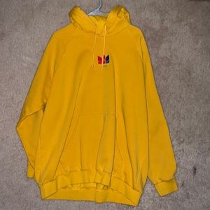 ADIDAS Yellow Hoodie